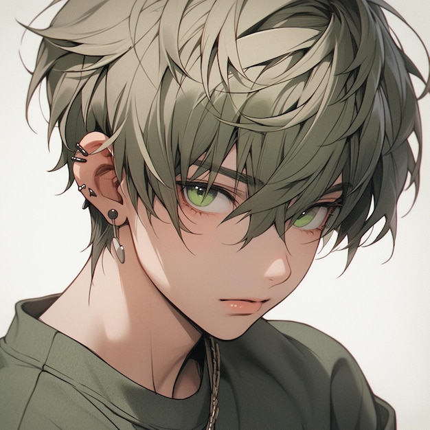 bandana baruah share green eyed anime boy photos