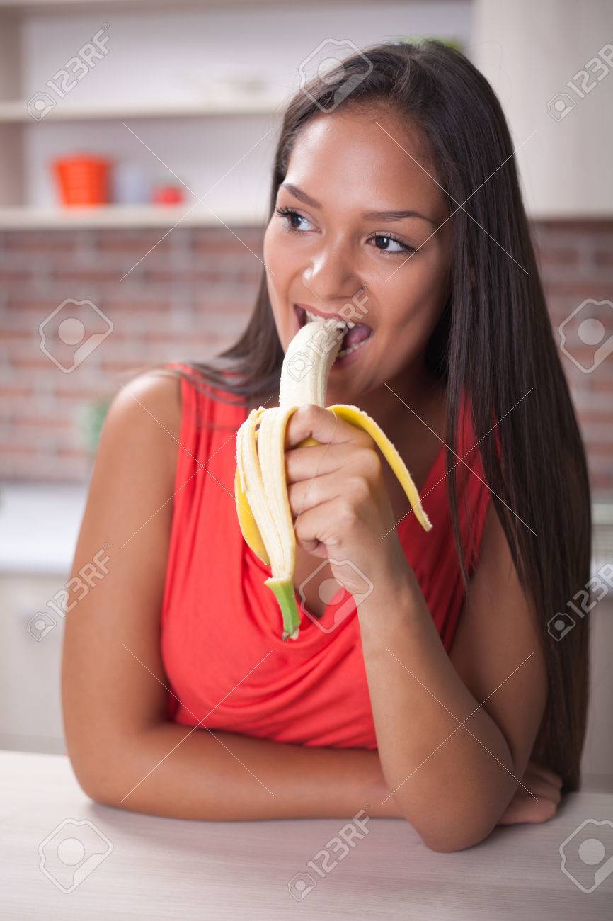 cerlin hodgson add photo woman eating banana picture