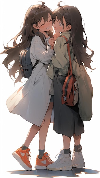 Two Anime Girls Hugging parents imagefap