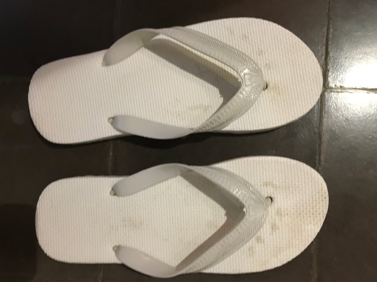ahmad marar recommends Dirty White Flip Flops