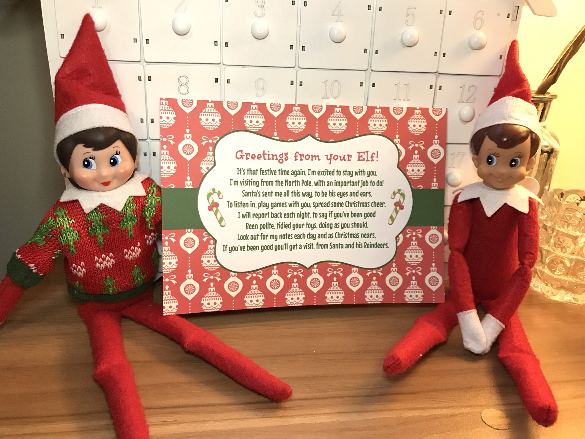 36 days of elves and santa
