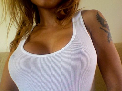 Best of Hot girls in wife beaters