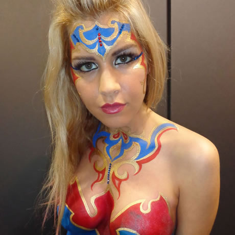 Best of Body painting photos gallery