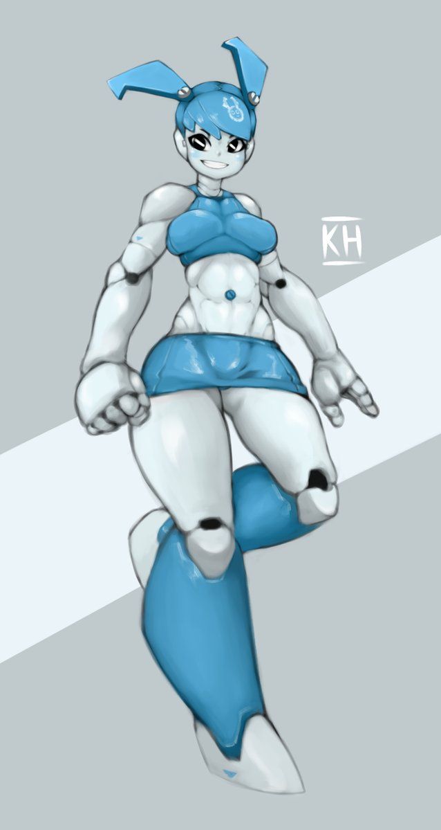 sexy anime robot girl