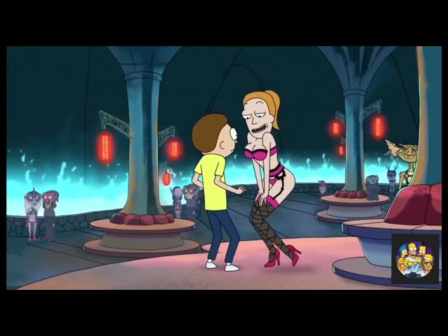 Sexy Rick And Morty foot gagging