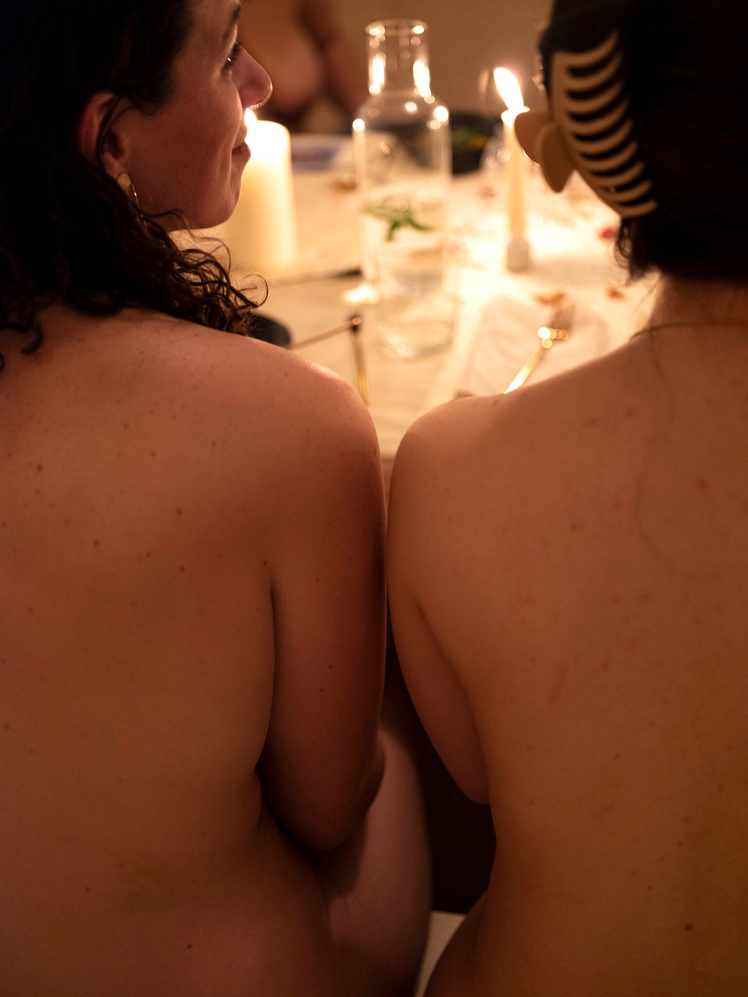 Husband And Wife Nudist oiled tits