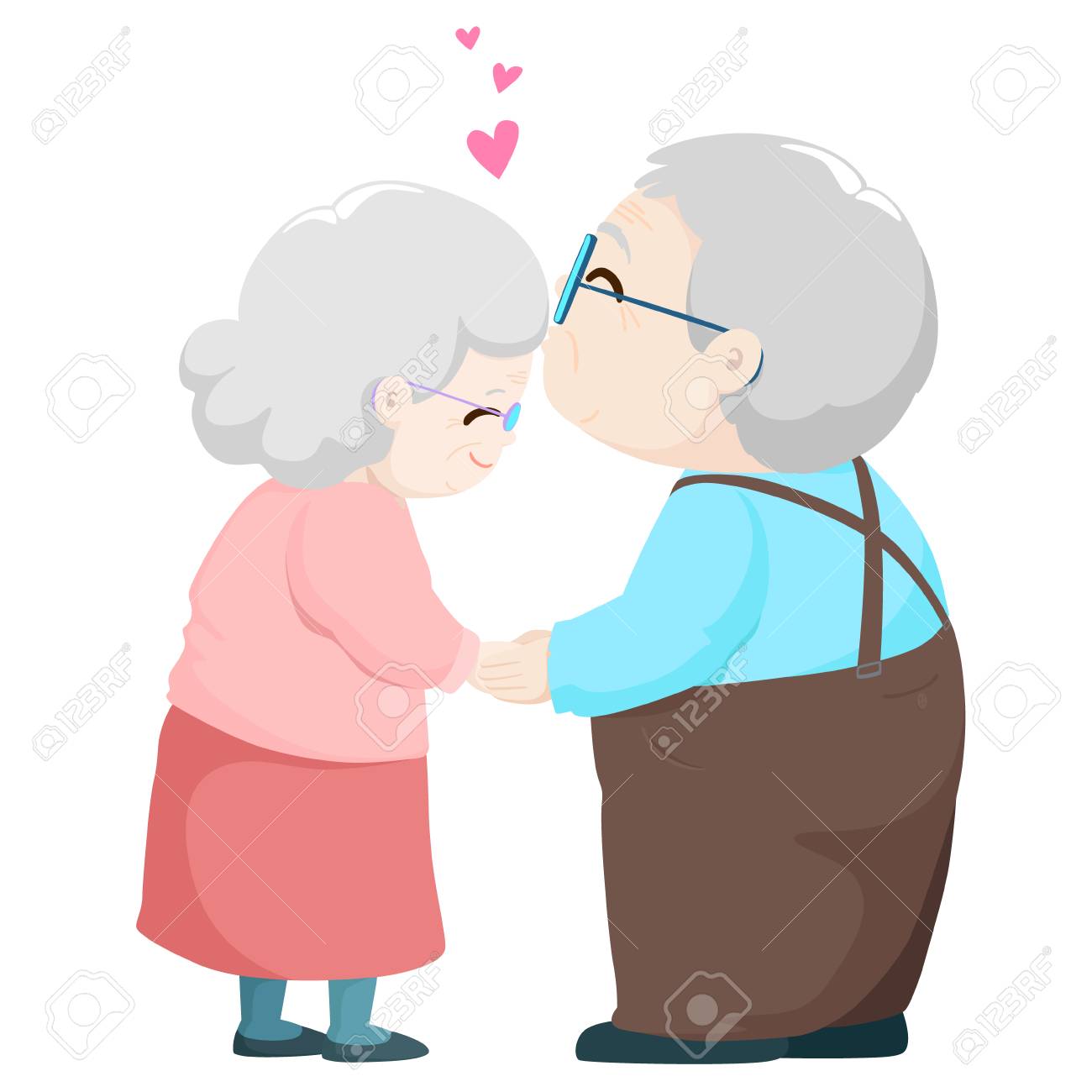 Old Couples Cartoon Images belly bulge