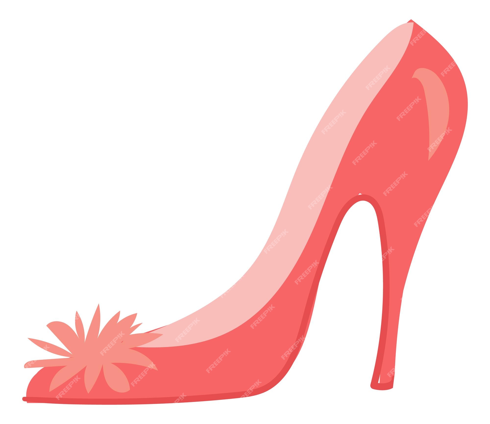 cartoon high heel shoes