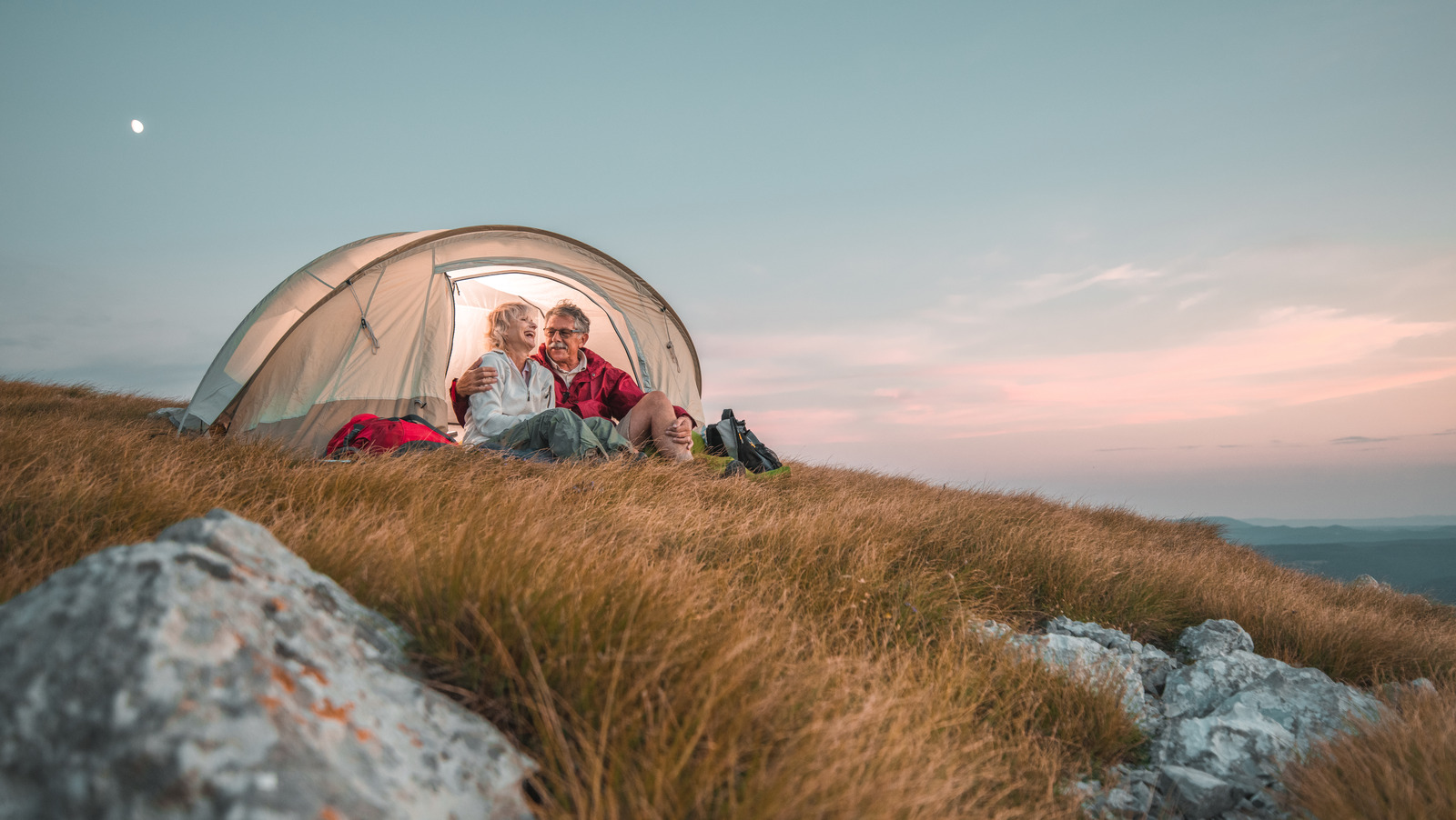 adam jaspers share college couples camping trip photos
