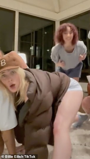 billie eilish boob slip