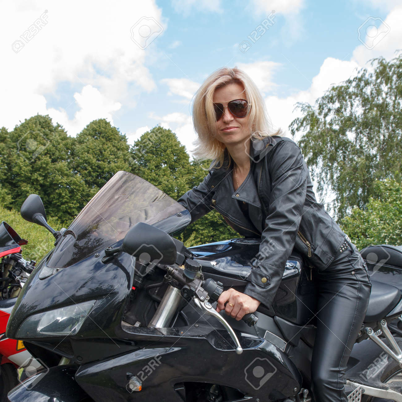 bram andrian add pictures of biker woman photo