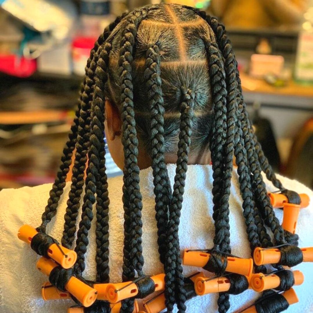 coi leray braids with curly ends