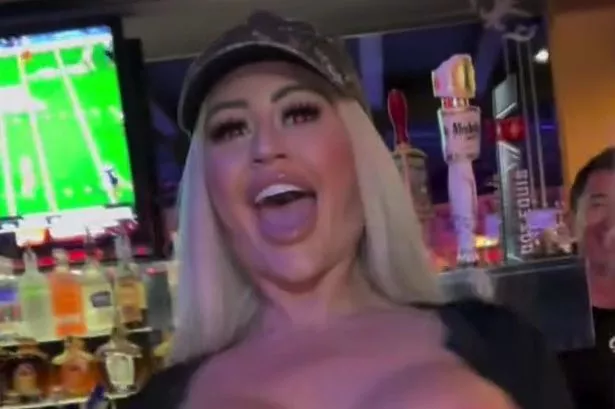 tits in a bar