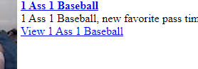 bronwyn close recommends 1 ass 1 baseball pic