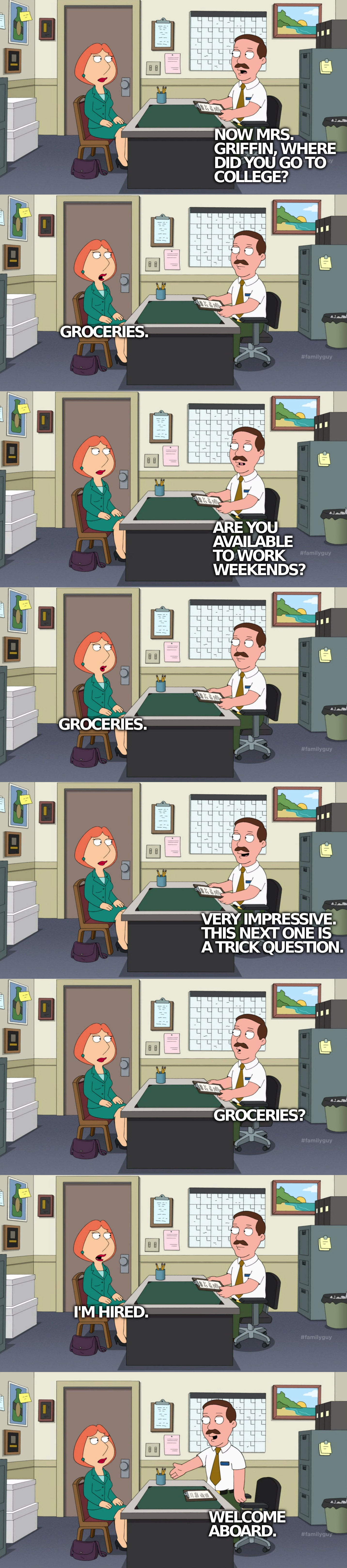 Best of Family guy lois groceries