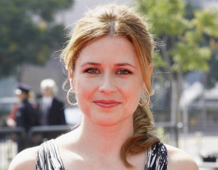 Jenna Fischer Curly Hair wrapped fucking