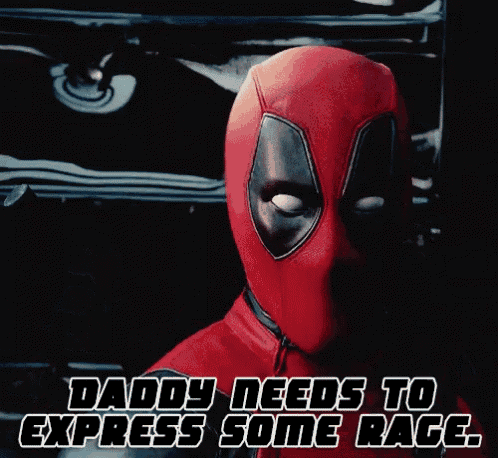 desmond che recommends deadpool finger in hole gif pic