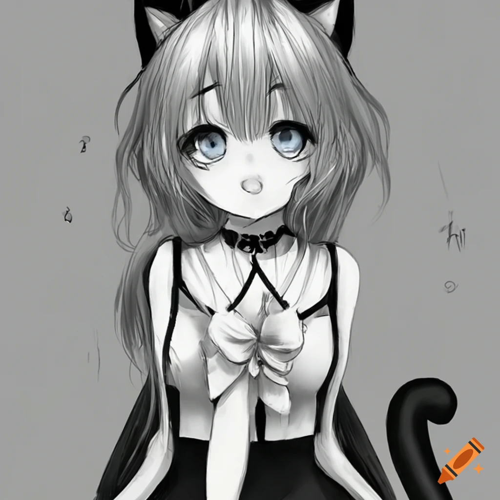 danish dania recommends black and white neko girl pic