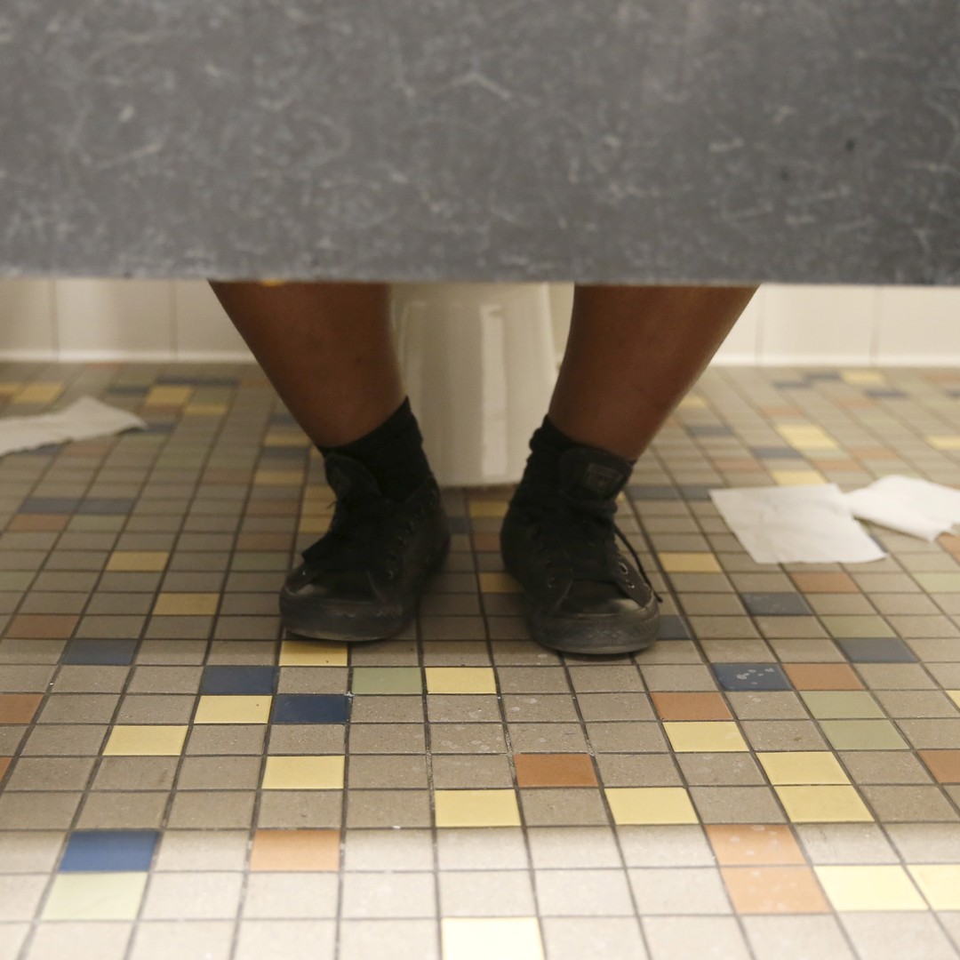 school girls peeing themselves