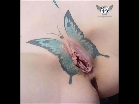 Best of Butterfly tattoo on pussy