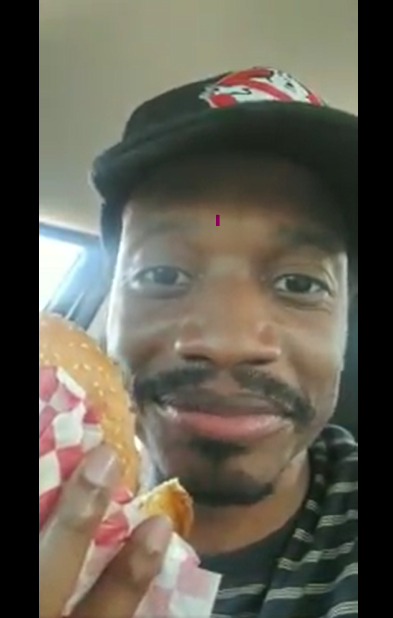 chris creecy add photo black man eating meme