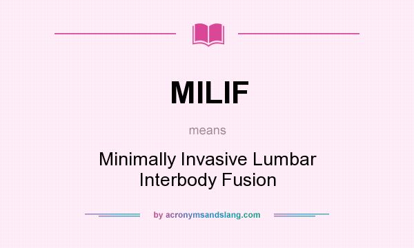 brandon r mckinney recommends what does milif mean pic