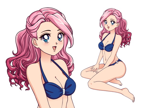 caleb nesbitt add anime girl in bathing suit photo