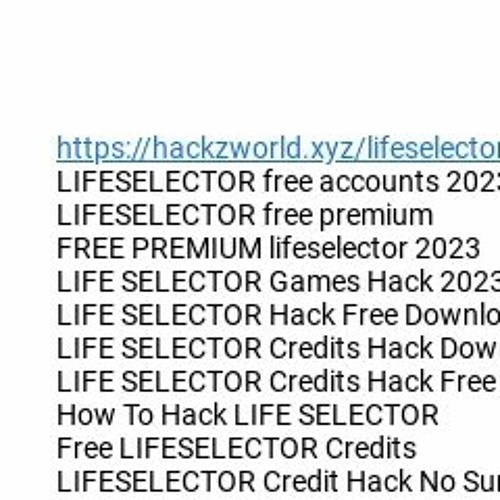 dede casey recommends free life selector games pic