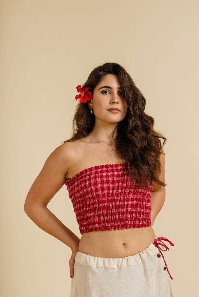 red tube top