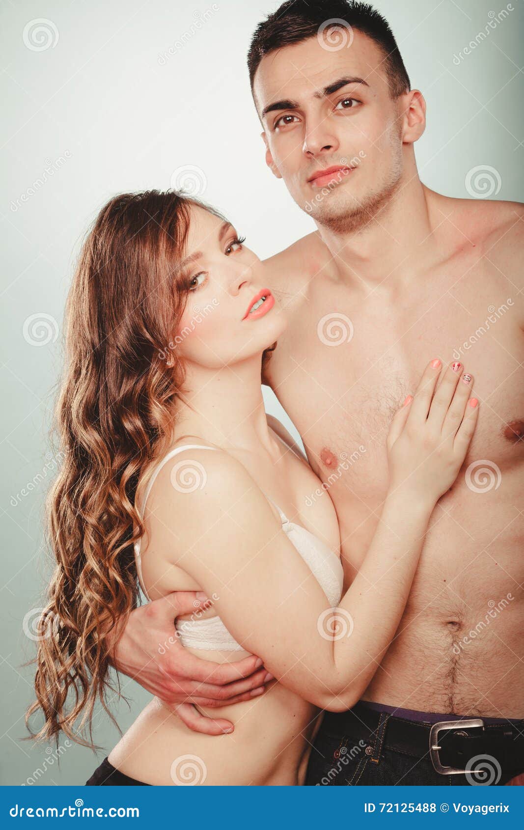 beautiful naked women with men