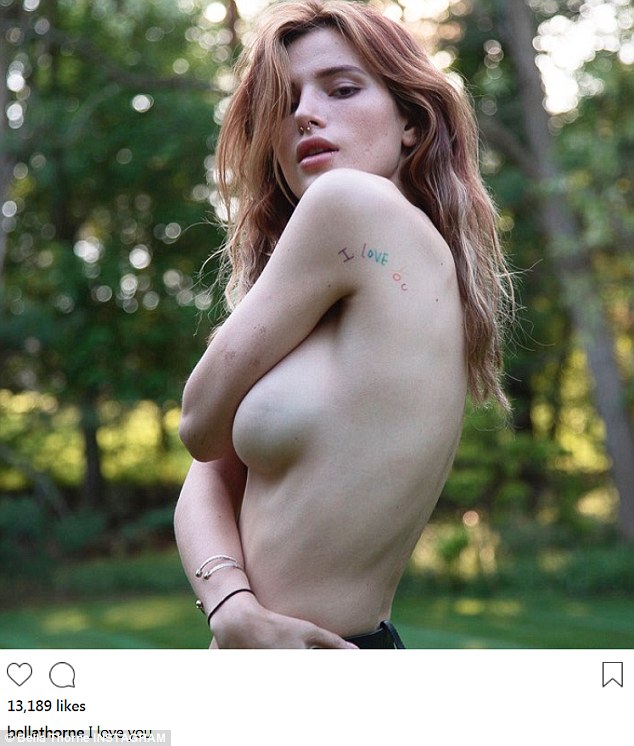 anish raj shrestha recommends bella thorne toppless pic