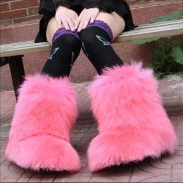 andrew cudney recommends big fluffy fur boots pic