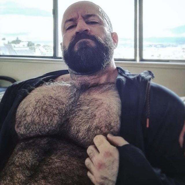big hairy chested men