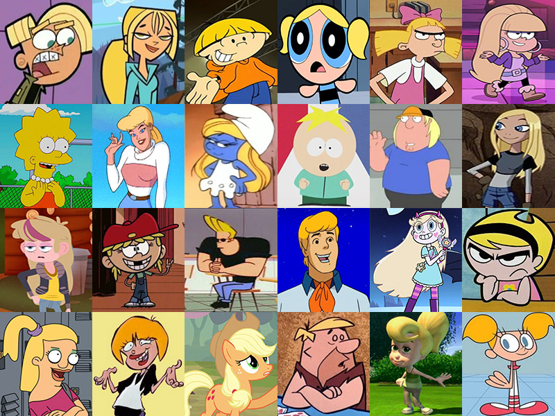 Best of Blonde female cartoon characters
