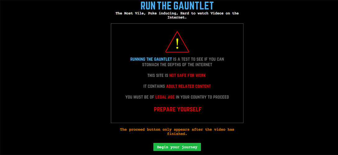 alok bohra recommends run the gauntlet videos pic