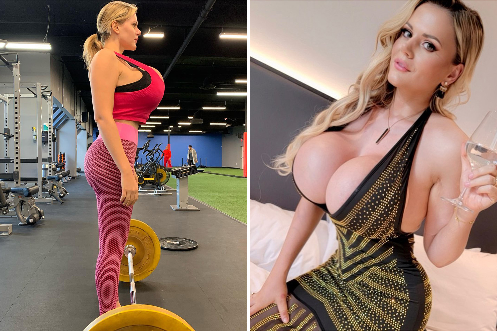 christina ponte share big huge natural boobs photos