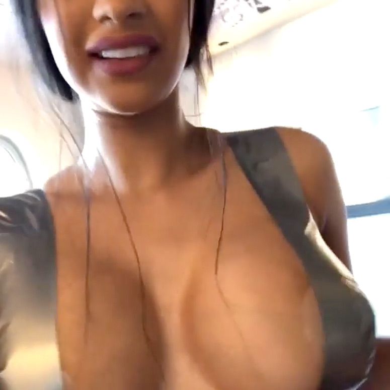 cordy chan recommends cardi bs nipples pic