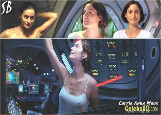 dhaya sankar recommends carrie anne moss nipples pic