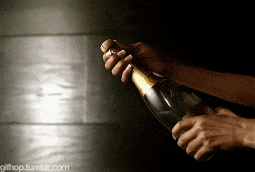 andrea hurtienne add champagne bottle popping gif photo