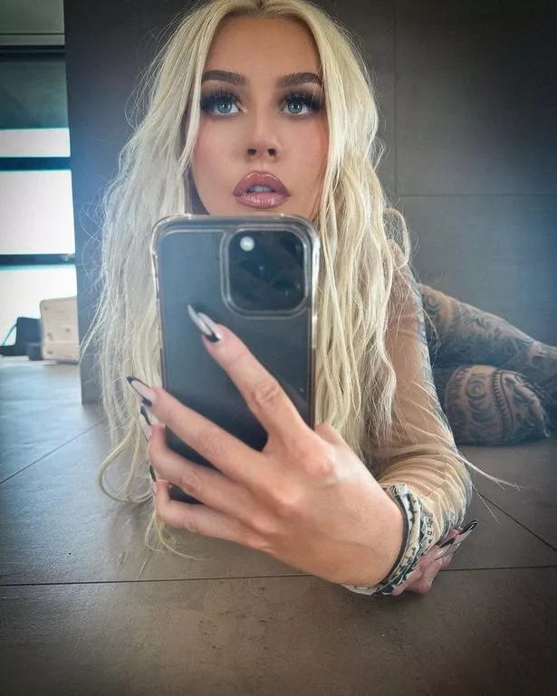 carlos guereca recommends Christina Aguilera Topless Selfie