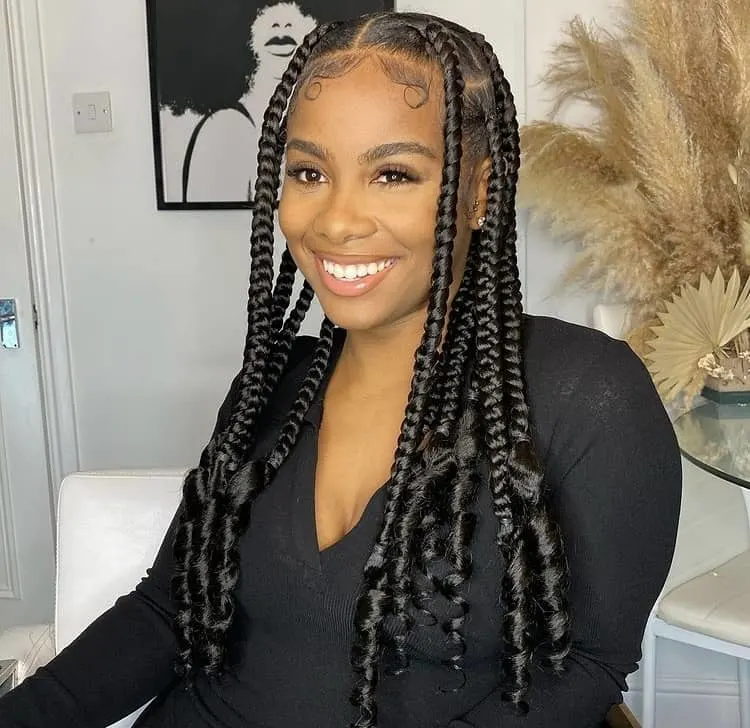 andrea bonfiglio recommends Coi Leray Braids With Curly Ends