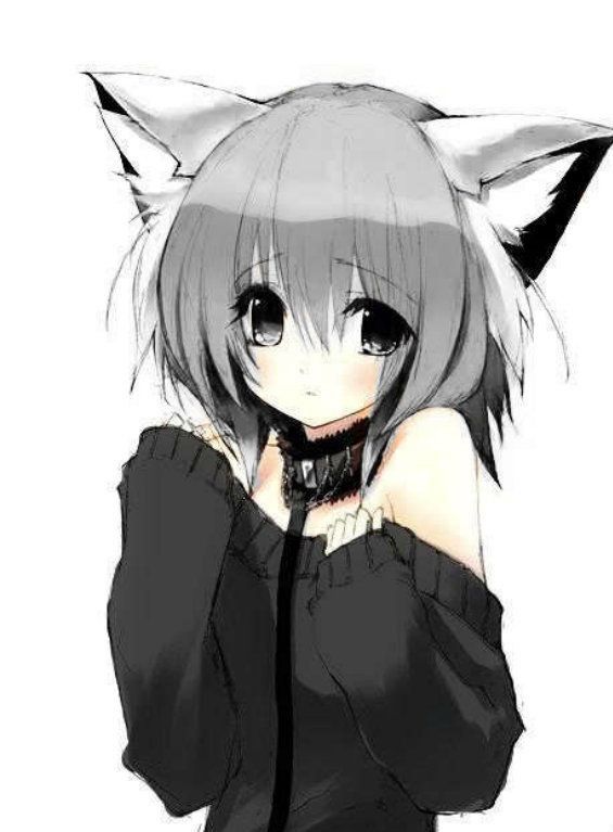 amanda rodger recommends black and white neko girl pic