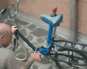 daniel landegren share dildo on bicycle seat photos