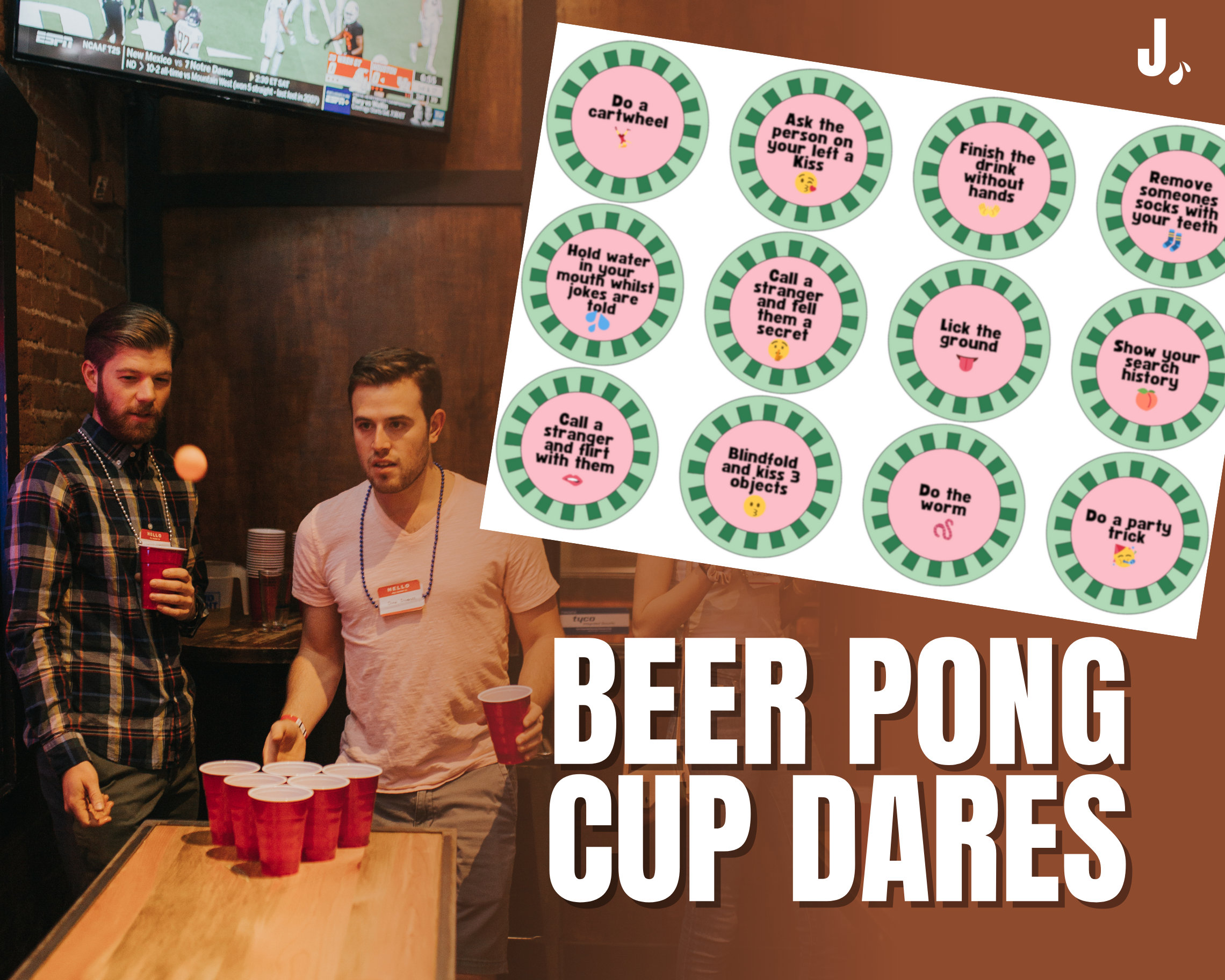 ashley mcninch add dare dorm beer pong photo