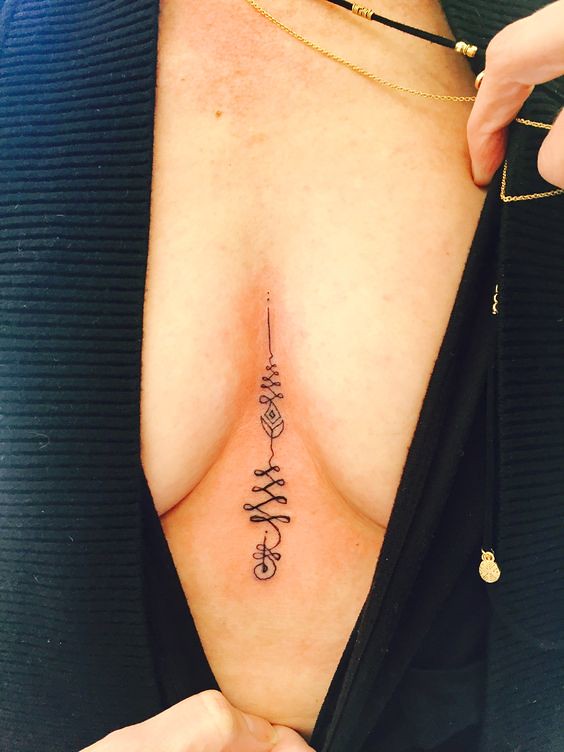 bailey hammett recommends between the boobs tattoo pic