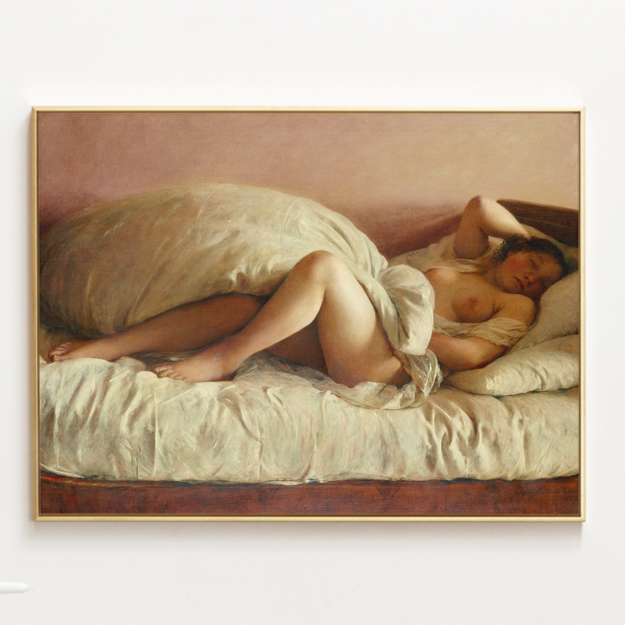 women sleeping nude