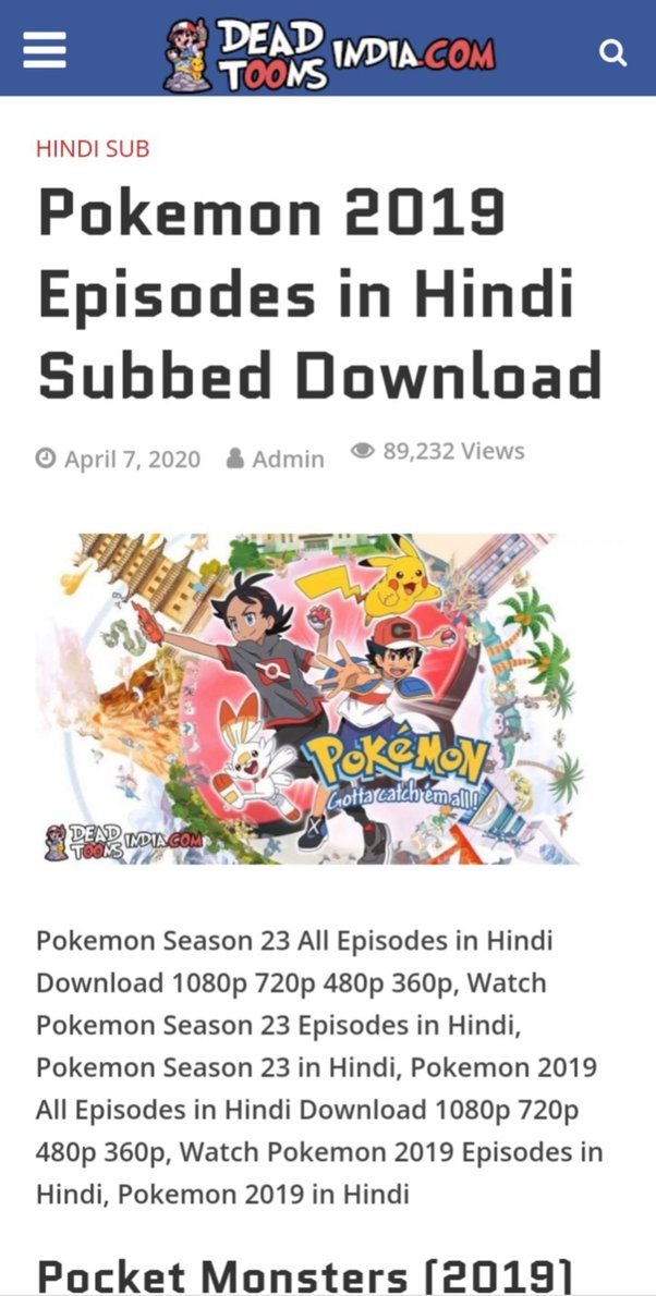 al cheatham recommends Watch Pokemon English Subbed