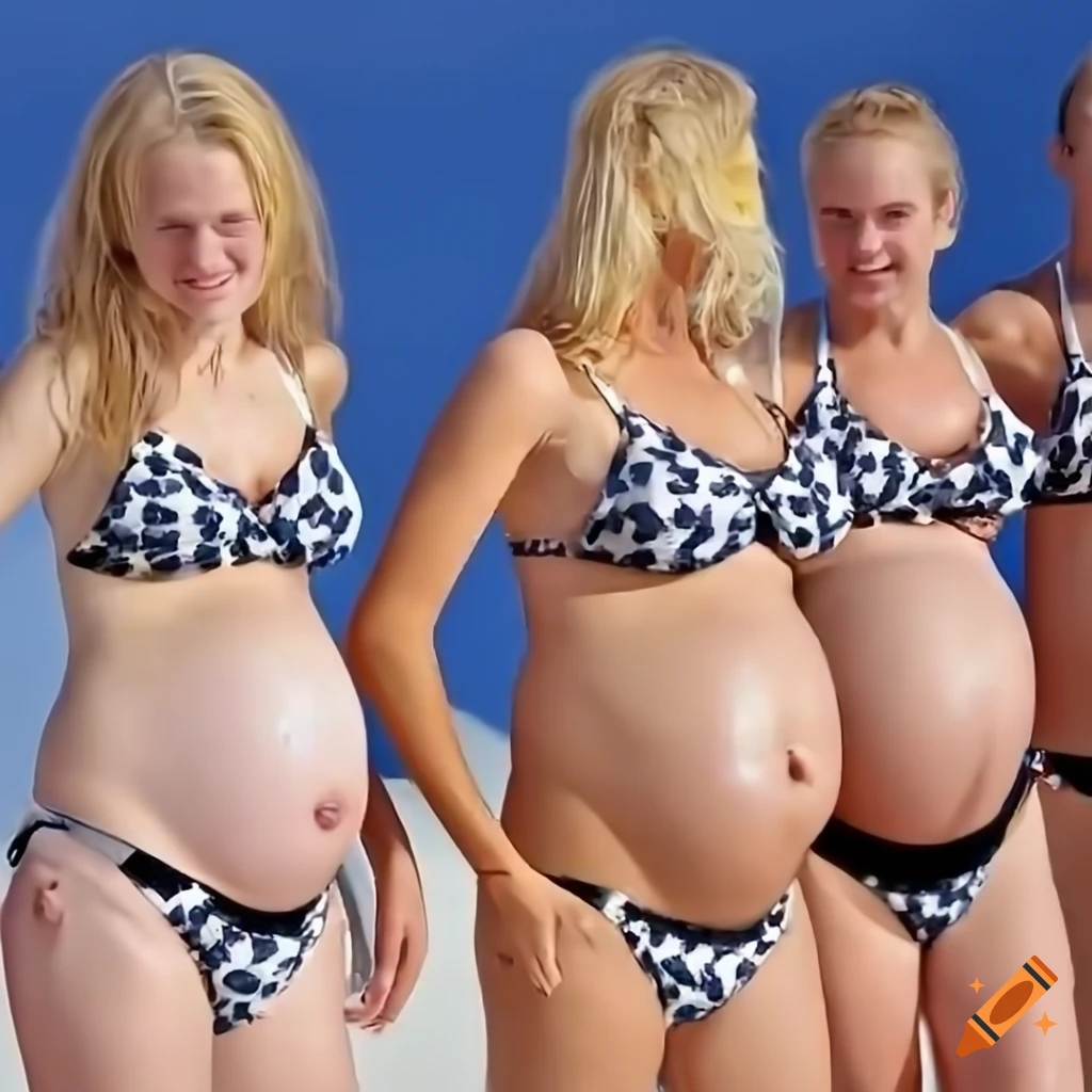 Best of Pregnant girls in bikinis