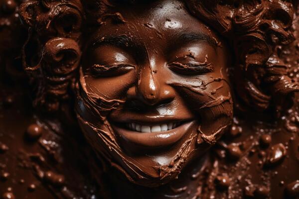 bernabe aquino share face full of chocolate photos