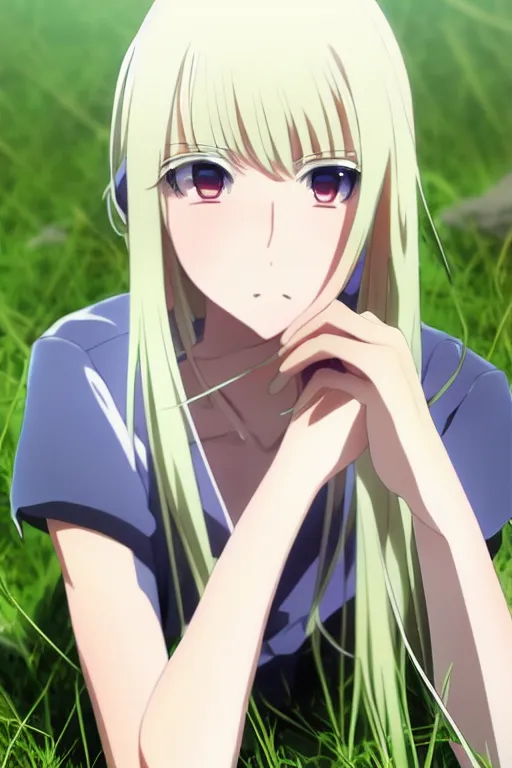 amelia araujo add platinum blonde anime girl photo